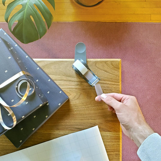 Mint Green Tape Dispenser with 1 Roll – Sleek & Practical Desk Essential