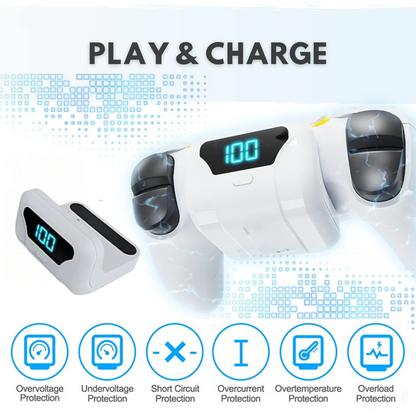 1500mAh/2000mAh Controller Battery Pack - LED Power Display & Play-While-Charging