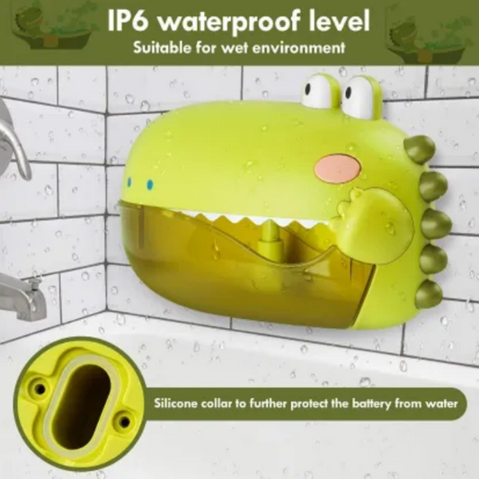 Automatic Dinosaur Bubble Machine – Electric Bathtub Toy with Music