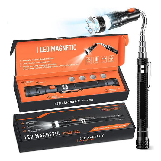 Stocking Stuffers for Men LED Magnetic Pickup Tools