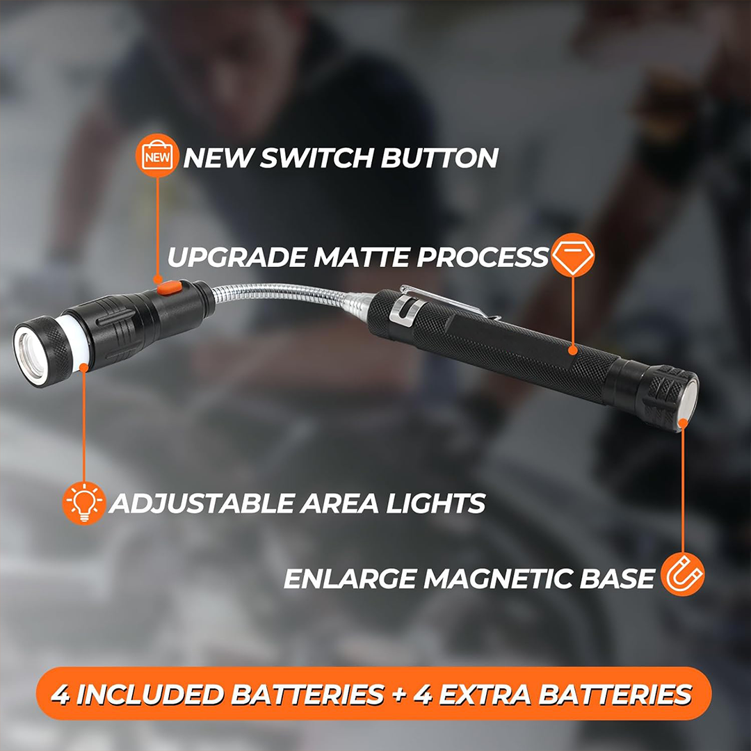 Stocking Stuffers for Men LED Magnetic Pickup Tools